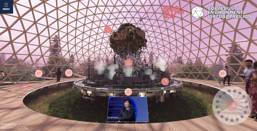 Virtual pavilion at COP26