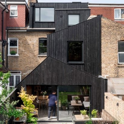 Gresford Architects adds charred-timber extension to London terrace