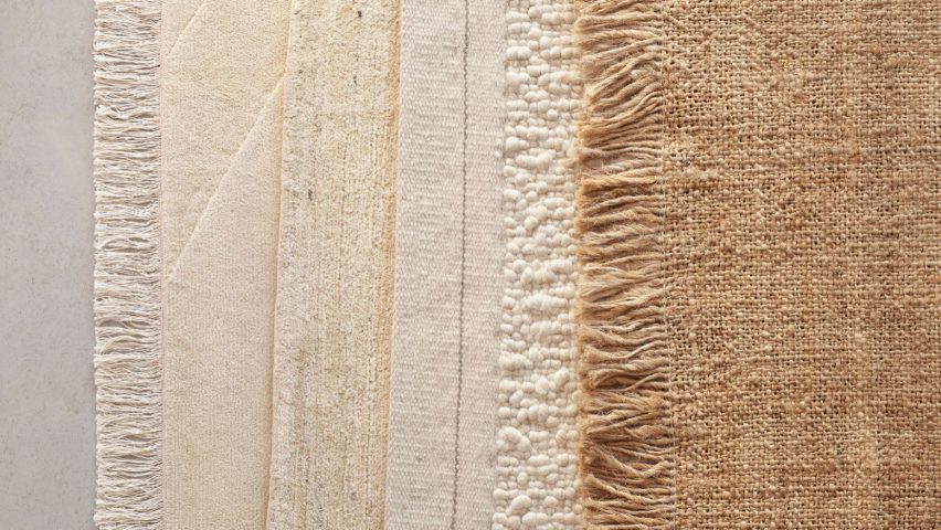 A selection of neutral coloured rugs