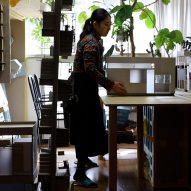 Architect Erika Nakagawa in her studio