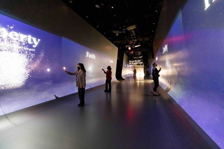 Local Projects designed interactive exhibition spaces for Faith and Liberty Discovery Center