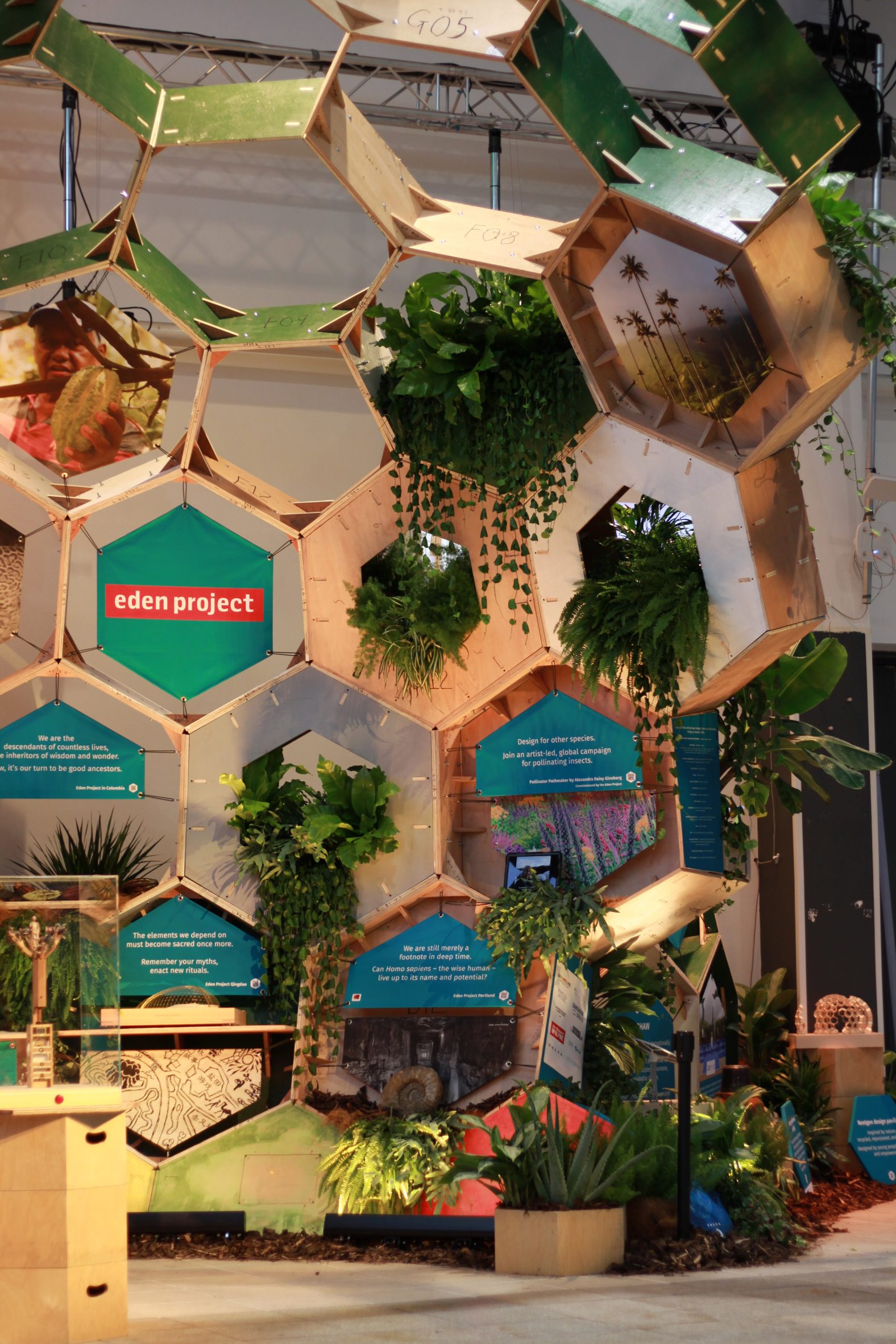 Eden Project Pavilion at COP26 by Grimshaw