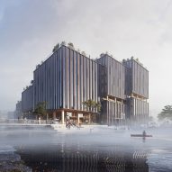 Henning Larsen reveals plans for "one of the largest contemporary wood structures in Denmark"