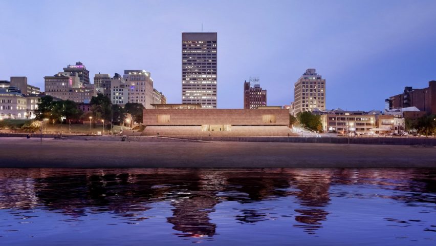 Herzog & de Meuron memperkenalkan desain untuk museum seni yang menghadap ke Sungai Mississippi