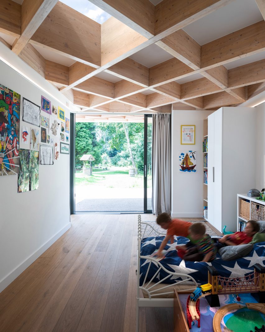 Bedroom in House for Theo and Oskar by Tigg + Coll