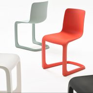 Jasper Morrison creates lightweight cantilever plastic Evo-C chair for Vitra
