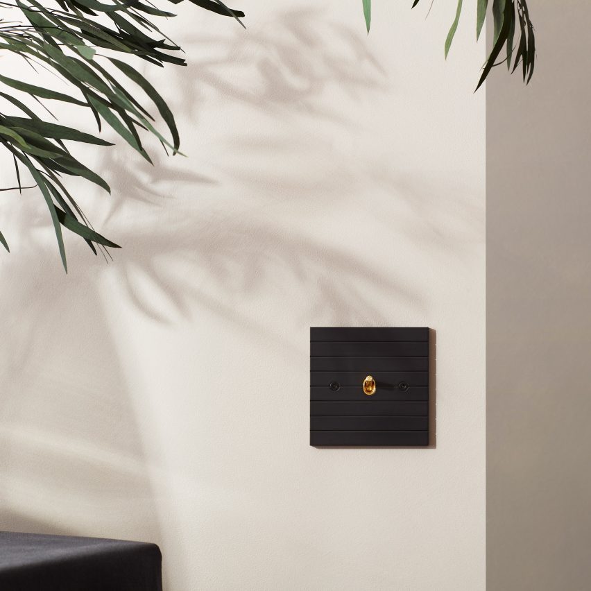 Kelly Hoppen light switch faceplates by Focus SB