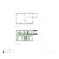 First floor plan for Leverton Street apartments by ROAR Architects