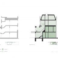 Section for Leverton Street apartments by ROAR Architects