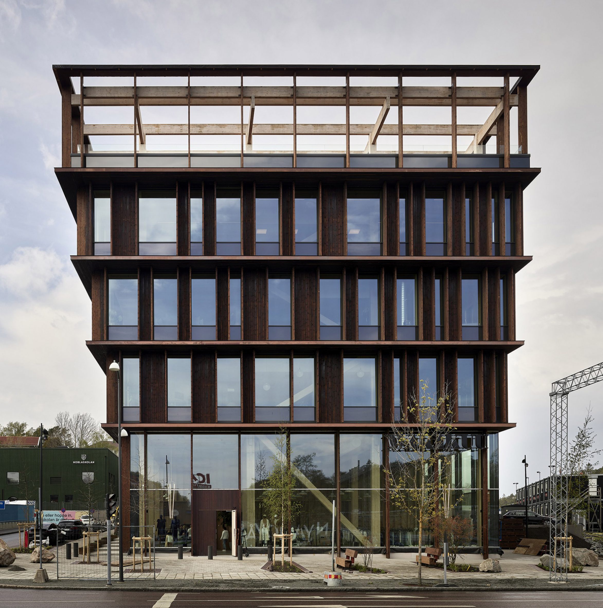 White Arkitekter completes Gothenburg’s first wooden office building .