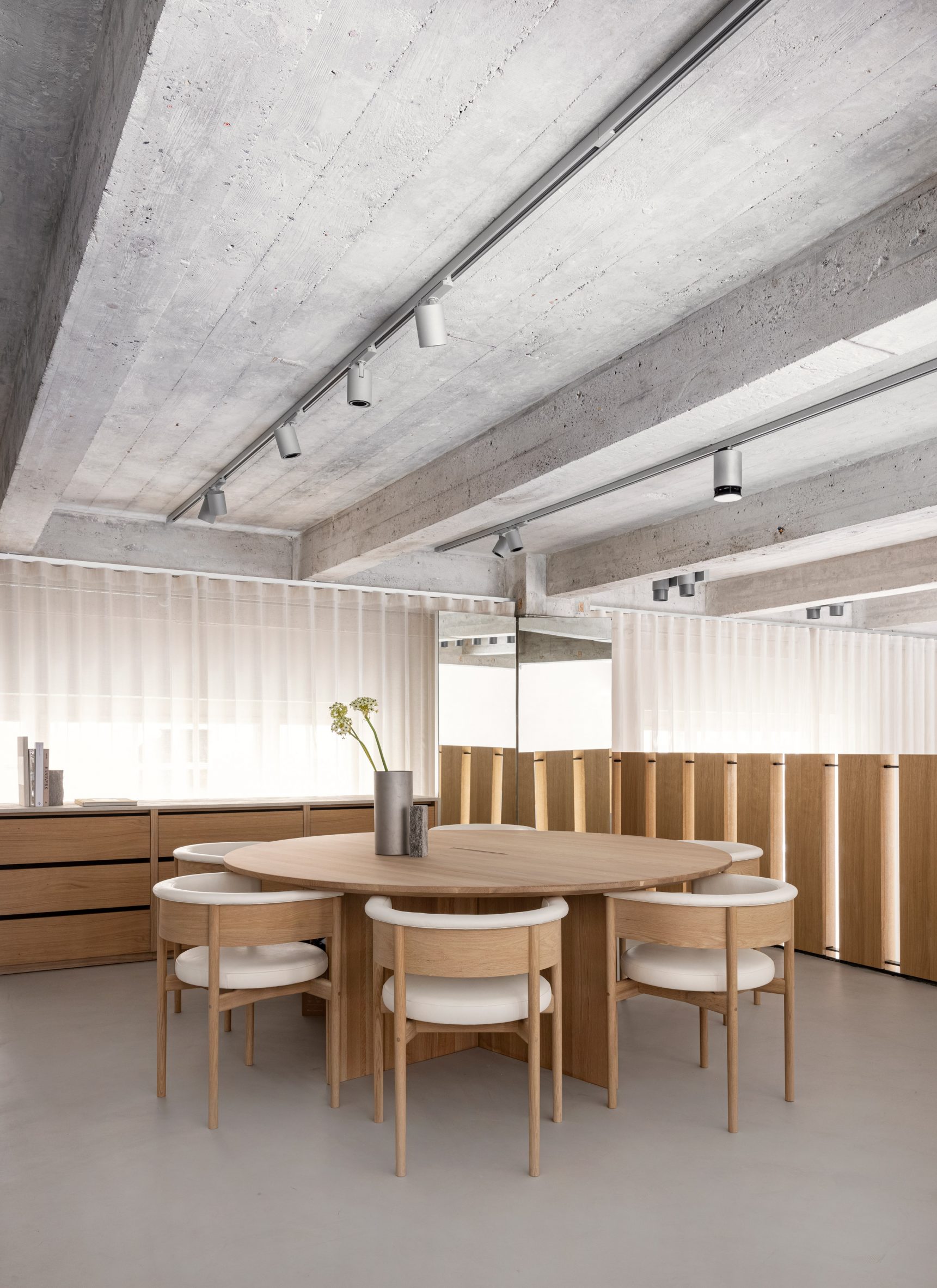 Minimalist interior of Notabene shoe shop in Copenhagen, by Norm Architects