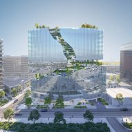MAD Architects reveals Denver tower with 10-storey "landscaped rift"