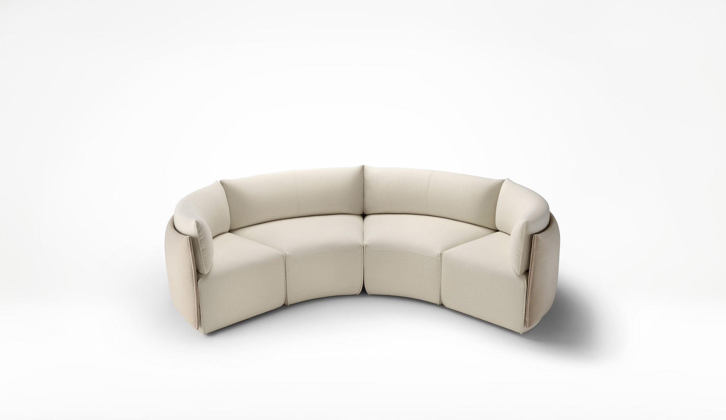 Place seating by Ross Gardam with curved elements