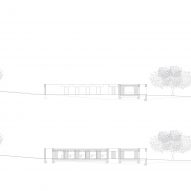 Section drawing of Casa da Volta by Promontorio