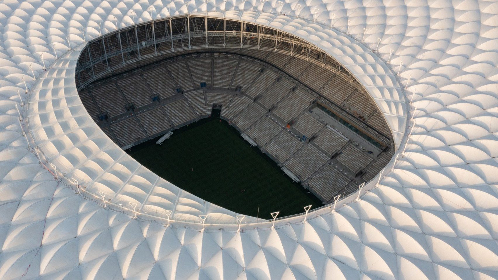 Lusail Stadium roof at the FIFA World Cup 2022