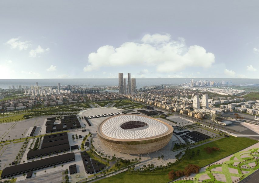 Stadion Lusail oleh Foster + Parters untuk Piala Dunia FIFA 2022