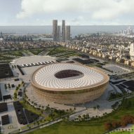 由Foster + partners设计的Lusail体育场是卡塔尔世界杯八个场馆之一