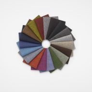 Colour wheel of Kvadrat's Sabi textiles