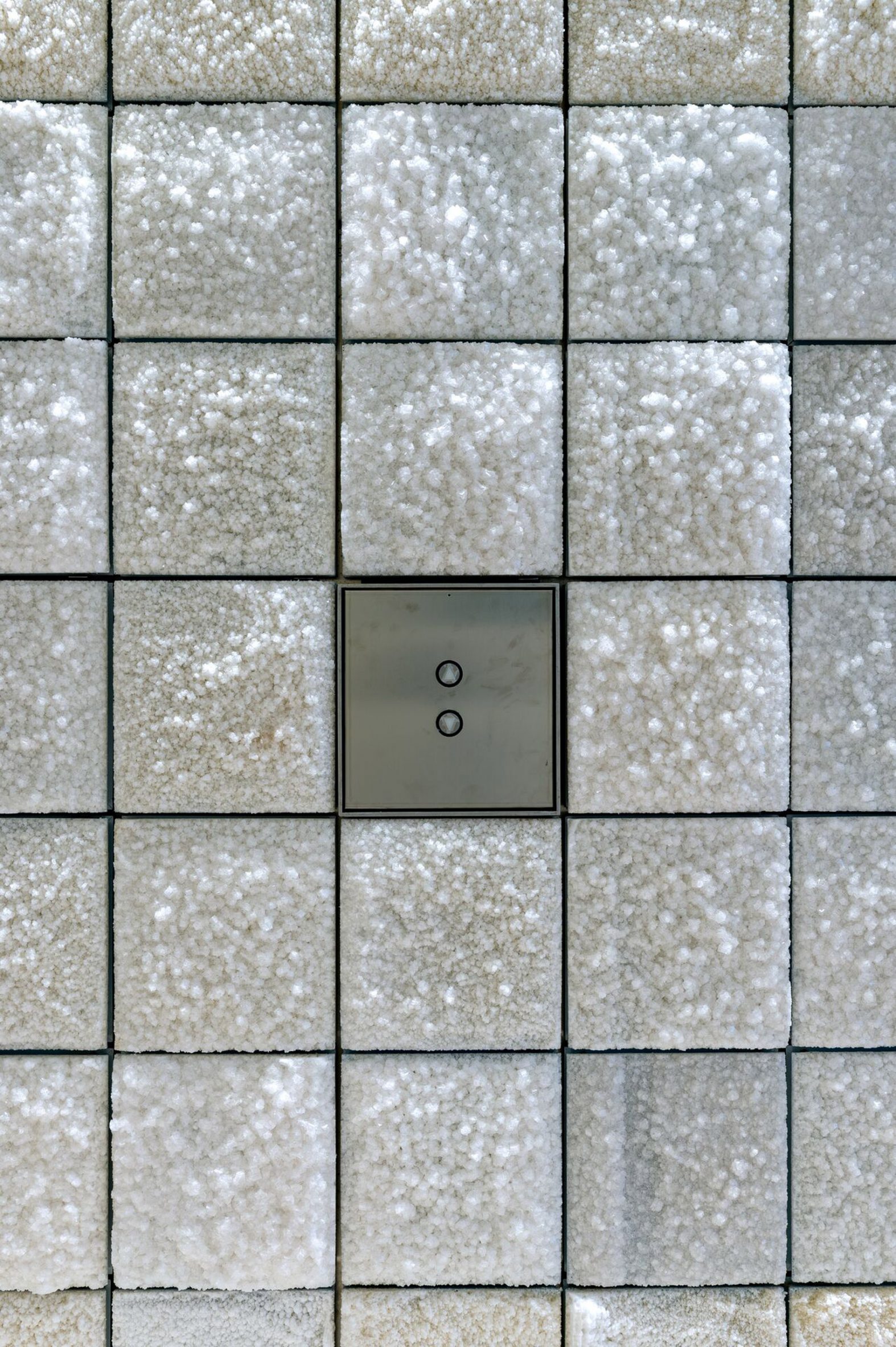 Salt crystal wall panels