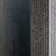 Textured concrete walls