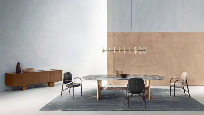 Spinnaker table collection by Luca Erba for Hessentia