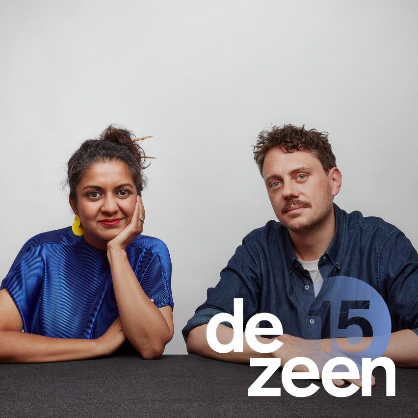 Anab Jain dan Jon Ardern dari Superflux headshot untuk Dezeen 15