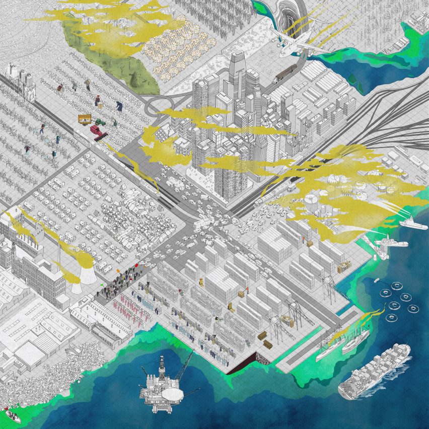Peta kota oleh Feral Atlas