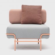 Tangens office furniture by Sára Kele presented at Maison & Objet