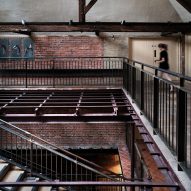 The Malthouse had a brick and metal interior