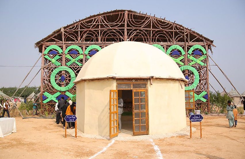 A bamboo pavilion in Pakistan