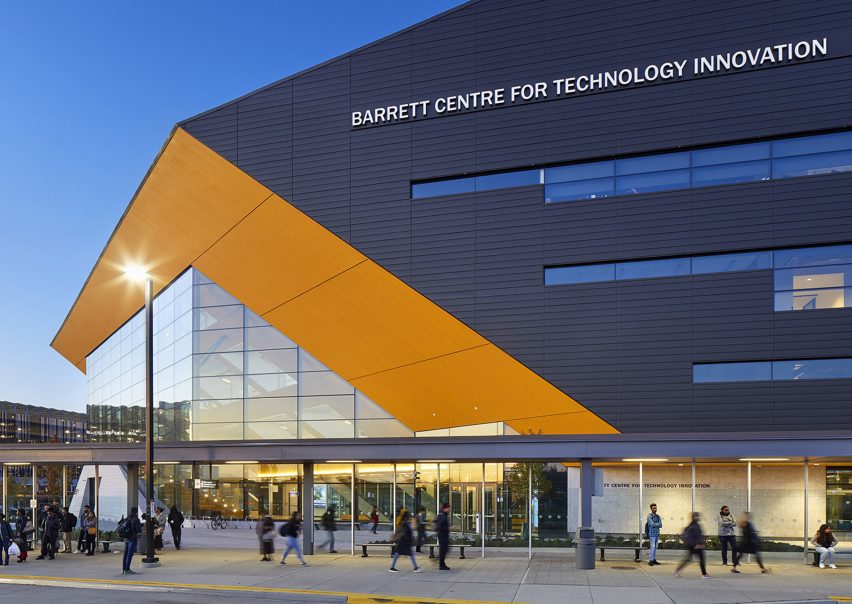 A photograph of the Barrett Centre for Technology Innovation