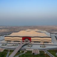 Stadium in giant tent completes ahead of World Cup in Qatar