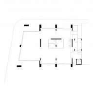 Ground floor plan of A House for Artists