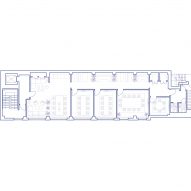 First floor plan, 6 Babmaes Street office for The Crown Estate by Fathom Architects