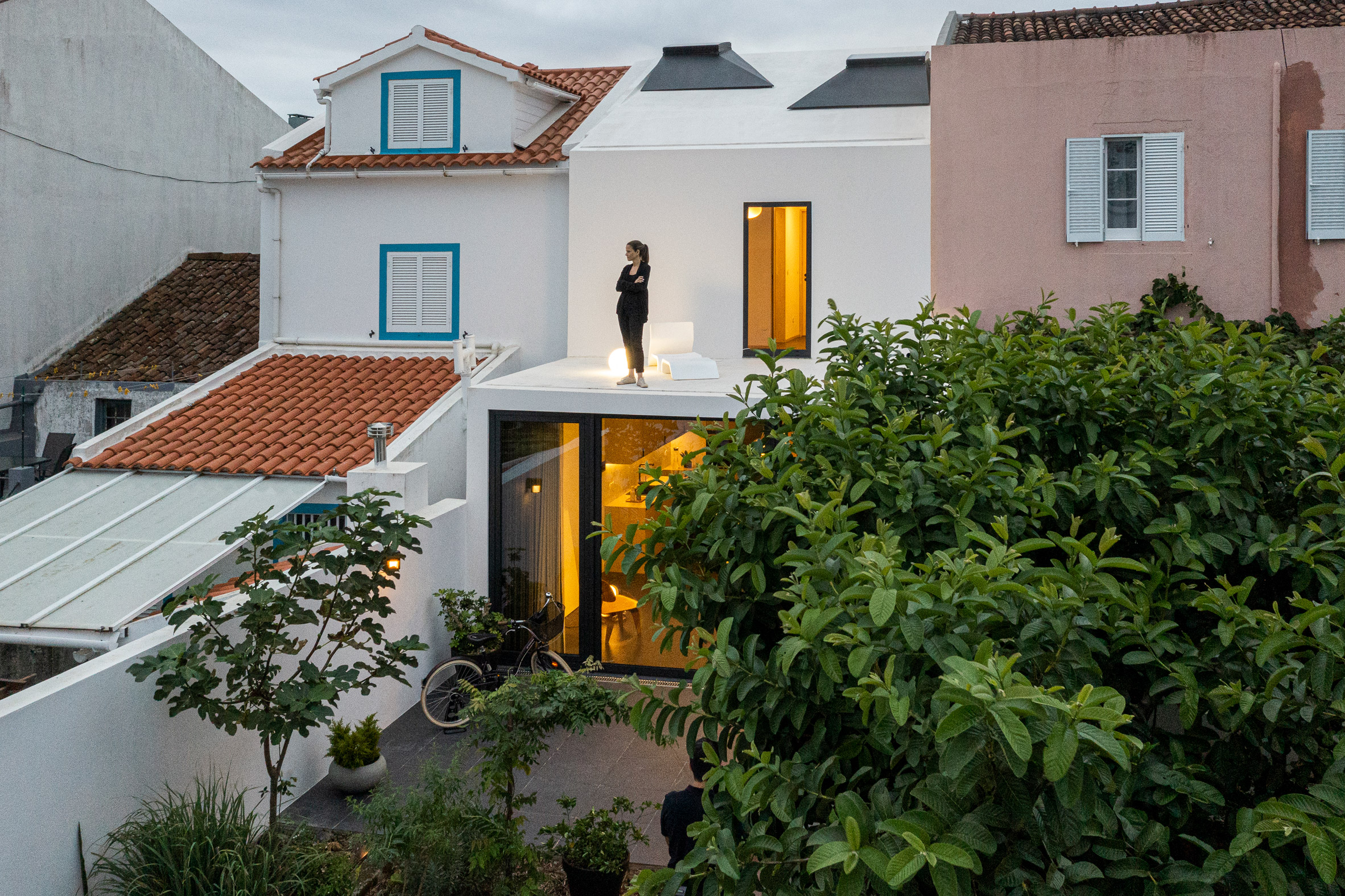 Windmill House by Box Arquitectos is a terraced house in Portugal