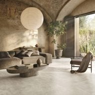 Ceramiche Refin designs porcelain tiles that take cues from traditional frescos
