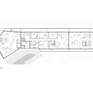 Upper level plan, City Approach apartments by DROO