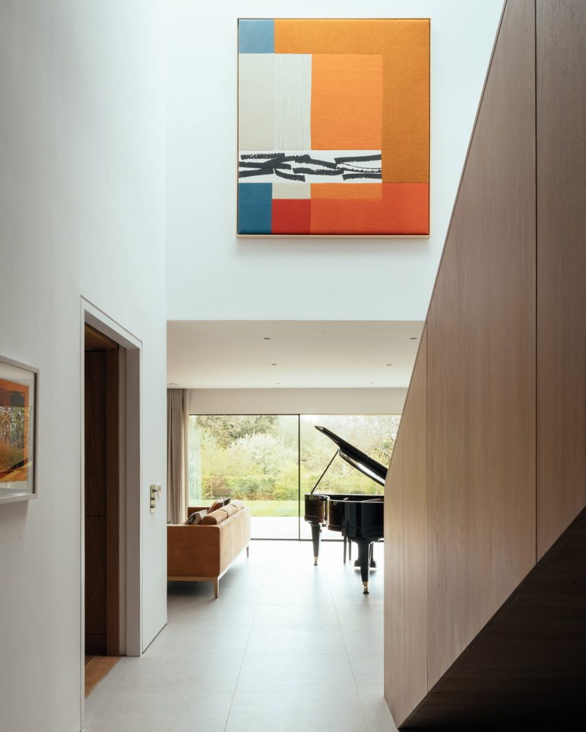 Hallway of Claywood house for a wheelchair user by Ayre Chamberlin Gaunt