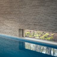 Swimming pool in Claywood house for a wheelchair user by Ayre Chamberlin Gaunt