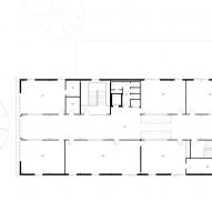 Second floor plan of Digi-Tech Factory by Coffey Architects