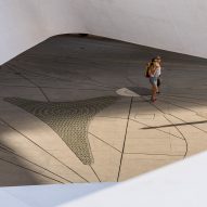Granite paving in Eleftheria Square by Zaha Hadid Architects