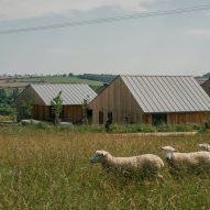 Exterior of FarmED centre in Cotswolds