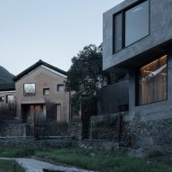 MDO converts rammed-earth houses in rural China into holiday villas