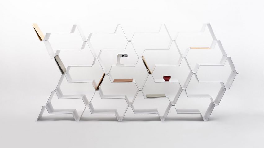 Frequency shelving which was presented at Maison & Objet