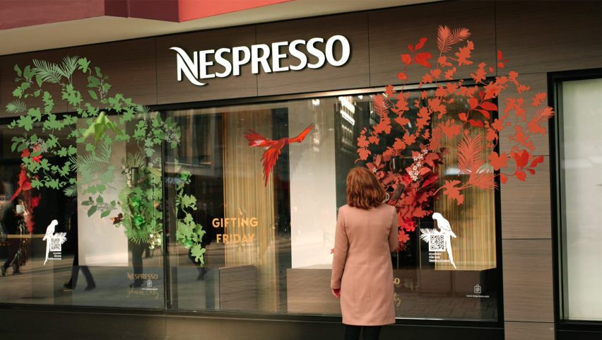 Nespresso Gifts of the Forest pengalaman augmented reality