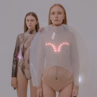 Two female models wearing tops by Iga Węglińska