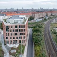 Aerial view of KAB headquarters in Copenhagen