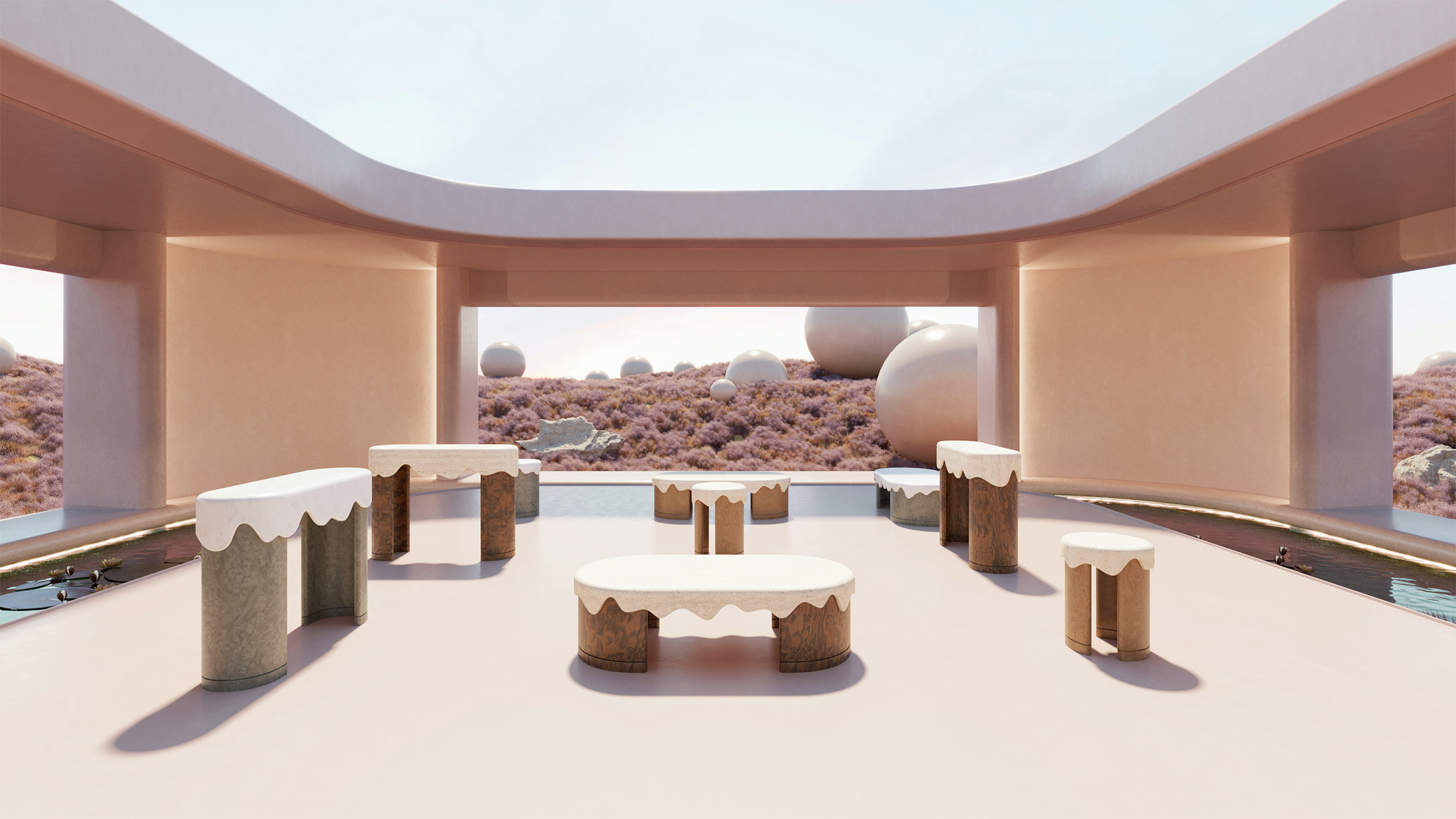 Melt tables by Marble Balloon among new products on Dezeen Showroom - Vimarsana News