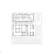 Ground floor plan of the Narbo Via museum by Foster + Partners