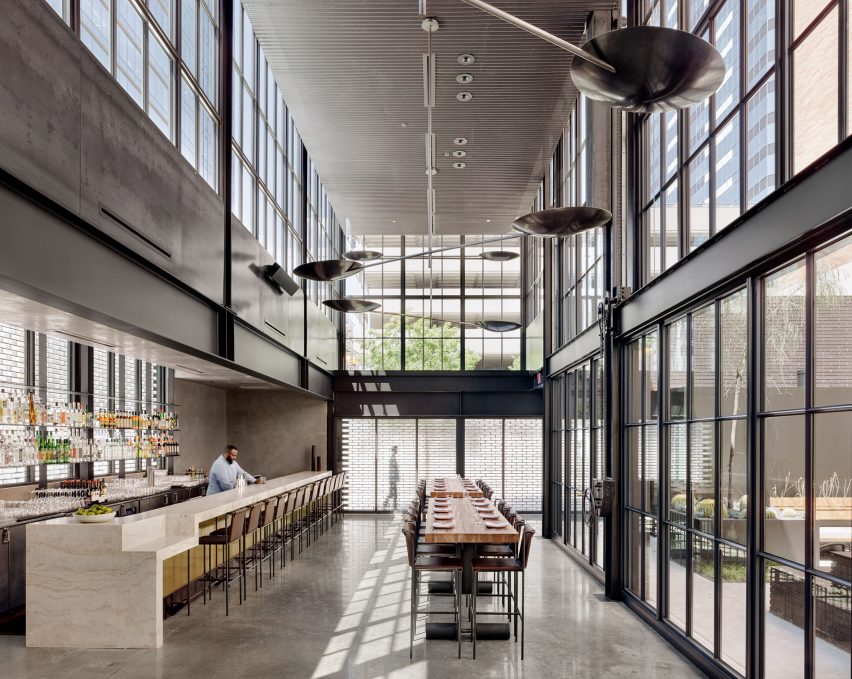 Photograph of the interiors of the Comedor Restaurant